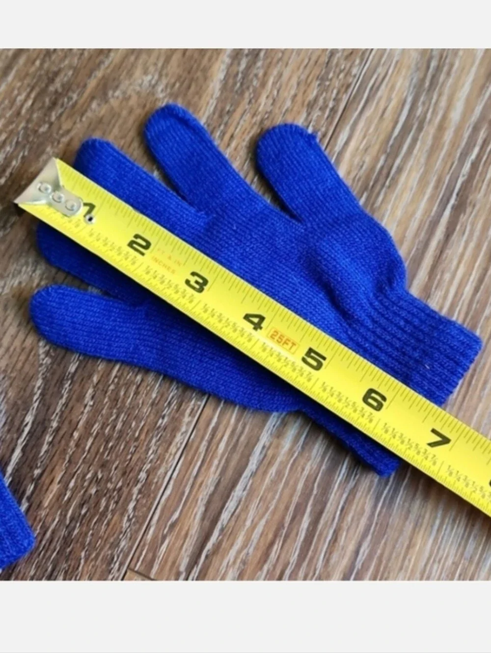NWOT Blue Kid Gloves